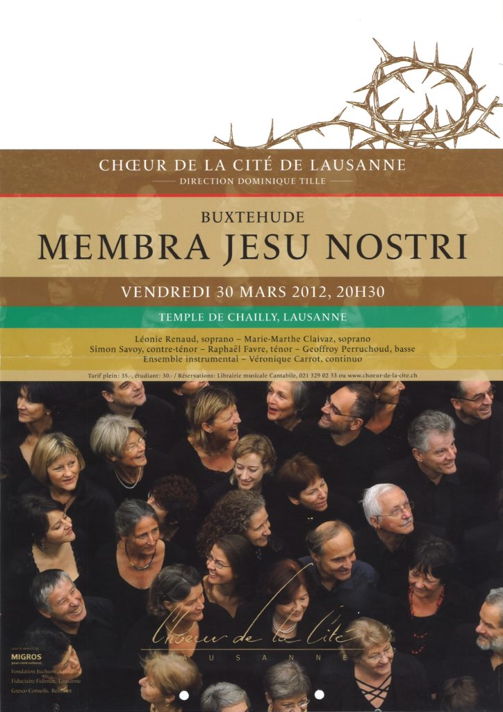 Buxtehude Membra Jesu Nostri