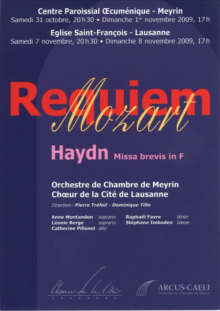 Mozart Requiem - Haydn Misa brevis