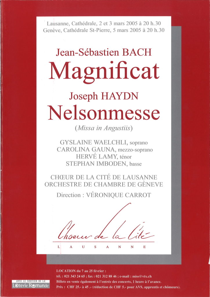 Bach  Magnificat  - Haydn  Nelsonmesse