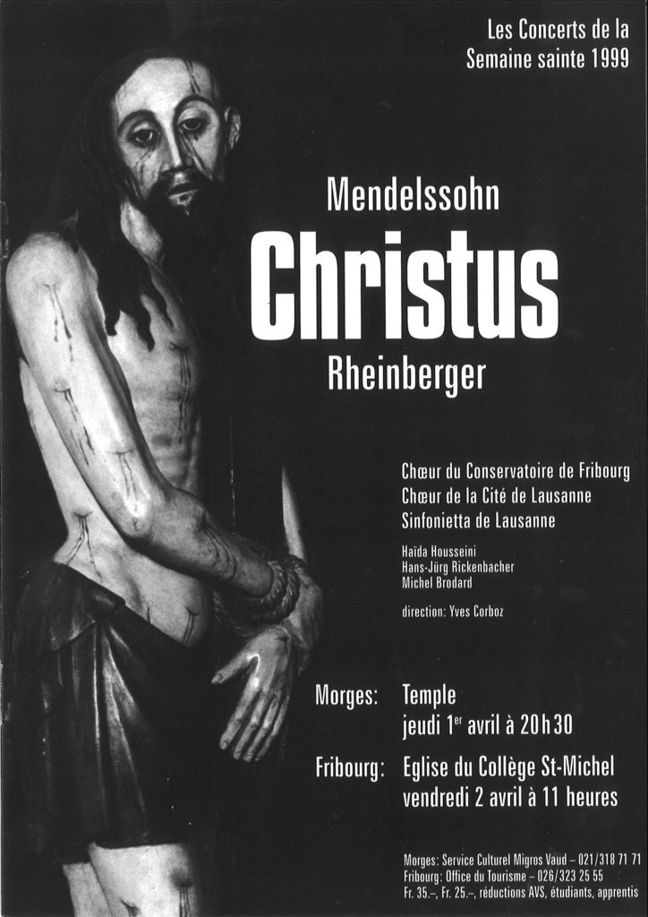 Mendelssohn - Christus - Rheinberger