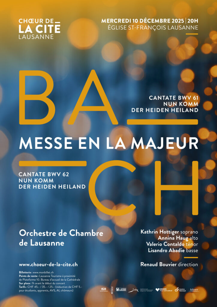 Bach     Messe en La Majeur; cantates BWV 61 & 62
